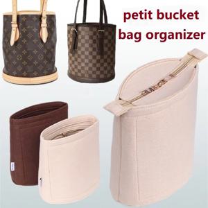 LV 페티 버킷 메이크업 백 인서트 맞춤형 색상 가방 정리함