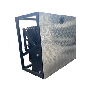 2024년 신형 디자인 RV 모터홈 카라반 캠퍼 알루미늄 합금 소재 550 수동 접이식 5단계 발판