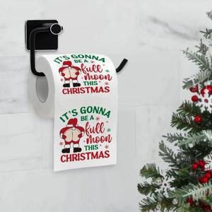 1-5개 크리스마스 및 새해 2026 화장지 롤 - 휴일 장식 파티 용품, 주방 홈 데코 티슈 롤