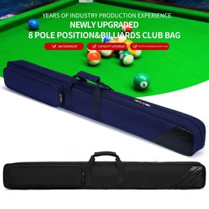 당구 큐 백팩, 대용량 레이어드 수납, 숄더백으로 착용 가능 또는 손으로 들고 다닐 수 있음