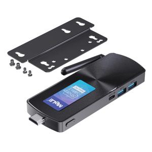 MeLE 팬리스 미니 PC 스틱 PCG02,N100 8GB LPDDR4x 256GB,미니 데스크탑 컴퓨터 스틱,4K HDMI 지원,PXE 잠금 해제 BIOS,마이크로 PC