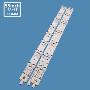 LED 백라이트 스트립, VESTEL 55 인치 UHD DRT A/B 타입 REV01 SVV550AK7-UHD-7LED-A/B, 55UA8300 바 라이트 TV 액세서리, 세트당 7 개