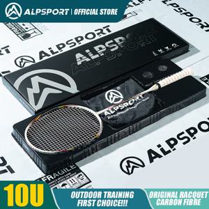 Alpsport AIR 10U  초경량 52g T500 배드민턴 라켓 빠른 리바운드  수입 최대 28파운드 100% 프로 카본 파이버 + 티타늄 라켓 중급자부터 상급자까지 배드민턴라켓