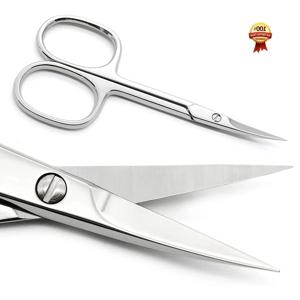 전문 매니큐어 가위 스테인레스 스틸 큐티클 정밀 뷰티 손질 손톱 얼굴 털 눈썹 속눈썹 코 털