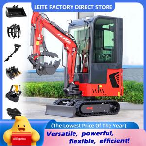 가정용 미니 굴삭기, CE 가든 홈 유압 크롤러, 마이크로 굴착기, 농장 소형 미니 굴삭기, 맞춤형 가격, 1 톤