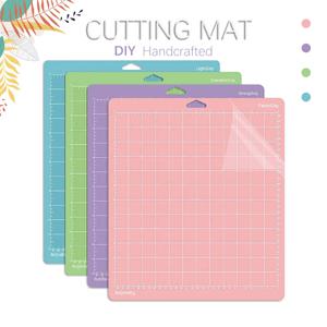 3/4Pcs 12*12''Cricut 접착제에 대 한 휴대용 교체 카메오 실루엣 커팅 매트 공예 바느질에 대 한 Pvc 커팅 매트