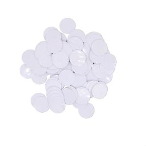 PVC 코인 태그, RFID 125Khz, EM4100, TK4100, 25mm, 100PCs