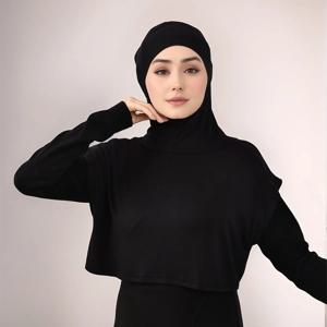 이슬람 이슬람 내부 후드 Hijab 여성 기본 조끼 민소매 Bottoming 셔츠 이슬람 의류 터키 아랍 Abaya 탑스