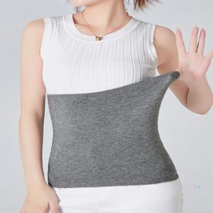 탄성 Innner Brushed Wool Blend 남여 열 허리 지원 복부 뒤 따뜻한 내부 착용 겨울 따뜻한 짙어지면서 Cummerbund