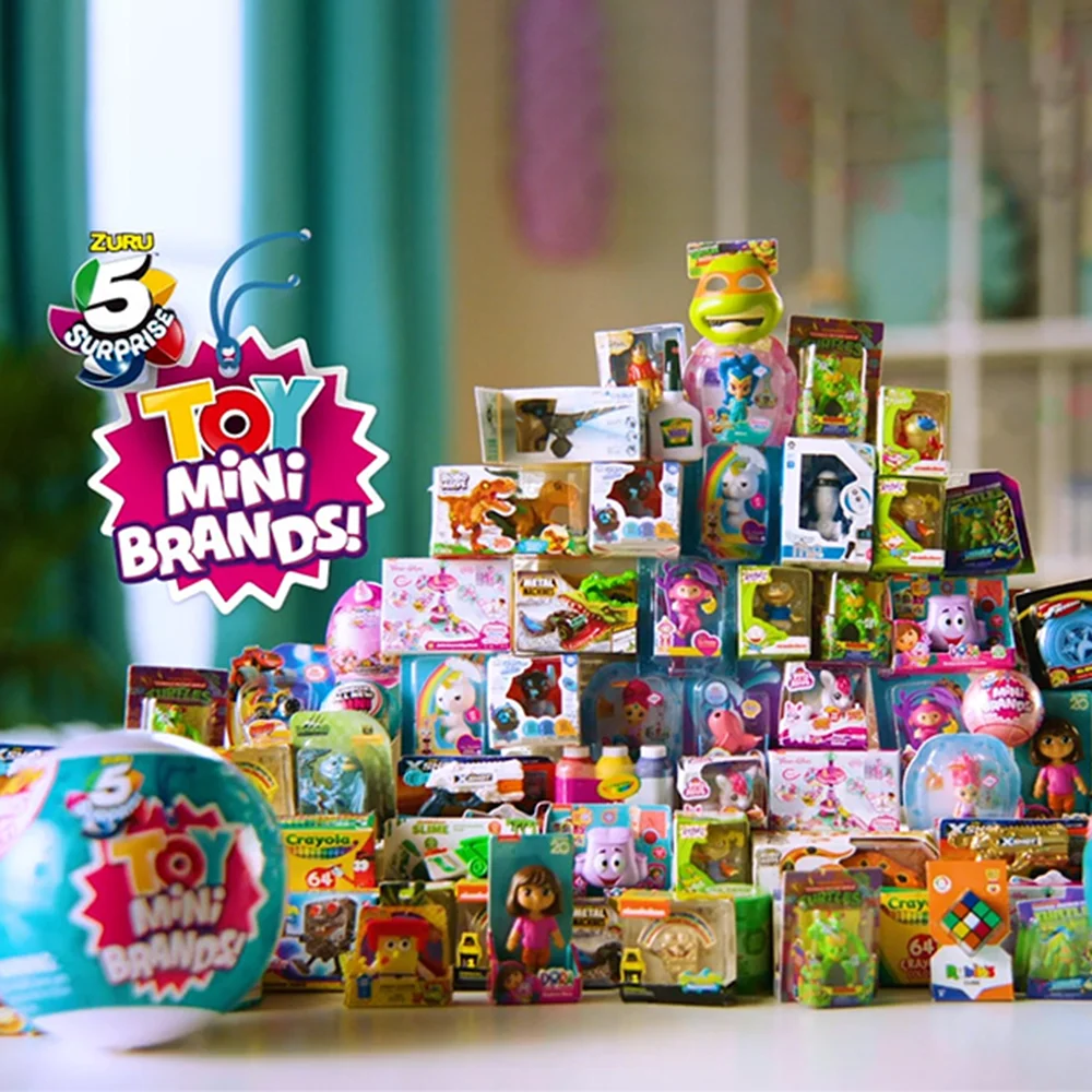 ZURU 5 서프라이즈 미니 브랜드 블라인드 박스 장난감 시리즈 1 미스터리 미니어처 소장 그림 장난감 서프라이즈 생일 블라인드 박스 장난감