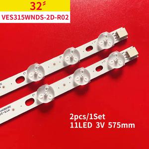 2pcs LED 스트립 베스텔 32 인치 17DLB32NER1 32L3863DG TX-32E302B LT-32C670 LT-32C666 LT-32C672 LT-32C690 LT-32C896 32HE1000