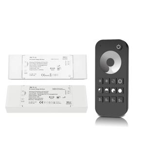 12V 24V 75W LED 드라이버 디밍 가능 LED 디밍 스카이댄스 푸시 디머 12볼트 정전압 2.4G RF 리모컨 드라이버 RT1 R11