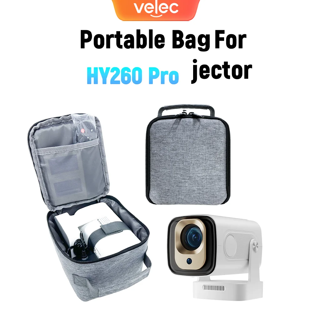 HY260 Pro HY310 보호 케이스 박스 프로젝터 블루투스 스피커 보호 보관 액세서리 용 Velec 프로젝터 Portbale 가방