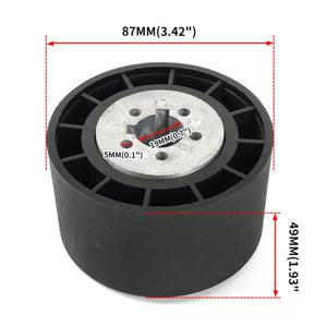 # 44Q 자동차 부품 및 액세서리, 해양 요트 19mm 스티어링 휠 허브 어댑터 액세서리, 검정색
