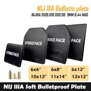 JOAXOR 소프트 방탄 플레이트 탄도 NIJ 레벨 IIIA 조끼 방탄 배낭 탄도 보드 빅 플레이트 6x6 6x8 10x12 11x14