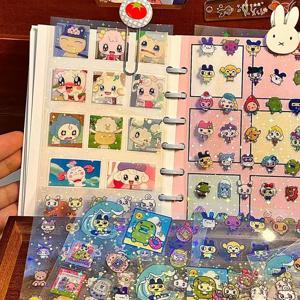 10PCS 다마고치 애니메이션 스티커 귀여운 레이저 다이 컷 데칼 Kawaii 방수 Applique 핸드북 DIY 장난감 스티커 장식품 선물