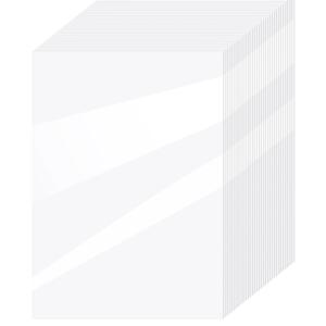 A4 50매 8.3 x 11.7인치 투명 홀로그램 스티커 용지 글리터 투명 오버레이 콜드 라미네이팅 필름 자착식 비닐 시트