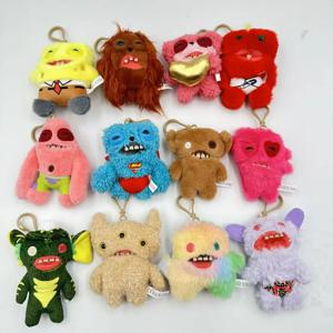 Fuggler 재미 있은 추악한 괴물 플러시 장난감 키 체인 Kawaii Fuggler 괴물 토끼 귀여운 인형 Peluche 인형 펜던트 선물 아이 12cm