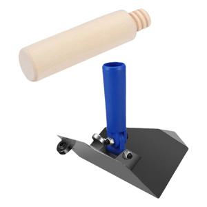 코너 트로웰은 매끄럽고 광택이 나는 마감을 만들어줍니다. 석고 작업, 벽돌 작업, 마감 도구, 나무 손잡이, 벽 수리 및 성형