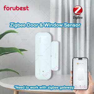 Zigbee 도어 센서 창문 센서 스마트 홈 보안 무선 도어 열림 닫힘 도난 방지 접촉 감지기 앱 원격 모니터