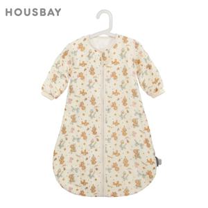 아기 침낭 탈착식 소매 얇은 통기성 거즈 코튼 3방향 지퍼 디자인 어린이용 침낭 0-24개월