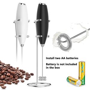 강력한 주방용 우유 거품기 핸드헬드 배터리 작동 음료 믹서 커피, 라떼, 카푸치노, 말차 선물 아이디어