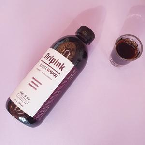드립핑크 시그니처 500ml x 4병 더치커피(콜드브루)원액 약한 산미 발란스 좋음