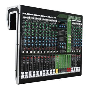 TLF Xtuga QMX162 24DSP 듀얼 7세그먼트 이퀄라이저 USB BT 16채널 스테이지 KTV 전문 믹서