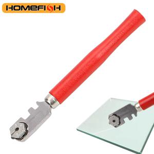 전문 유리 타일 커터 130mm 핸드 툴용 휴대용 유리 커터 1개 다이아몬드 팁 윈도우 공예 유리 칼 도구