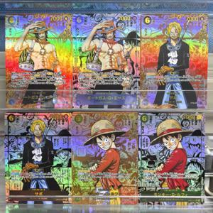 2025 원피스 일본 애니메이션 컬렉션 카드 OPCG OP13 몽키 D. 루피 포트가스 D. 에이스 사보 클래식 게임 카드 선물 장난감