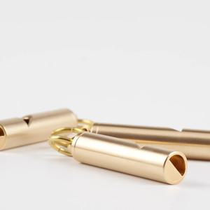 3개 세트 황동 호루라기 생존 키체인 펜던트 빈티지 구리 야외 비상용 스포츠 애완동물 훈련 축구 농구 축구