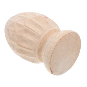 3.14인치 나무 장식 캡 엔드: 파인애플 모양 조각 나무 장식품, 계단 끝 장식, 울타리 캡, DIY 공예, 홈 데코, 유럽 스타일