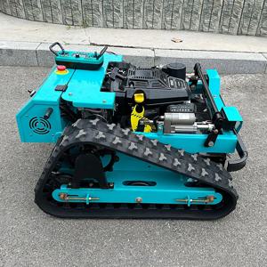 고품질 CE 인증 전기 잔디깎이 원격 제어 로봇 트랙 타입 브러시 커터 4행정 DIY 작업용