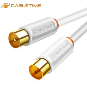 CABLETIME TV M/F 3C2V 케이블 고화질 텔레비전 HD 용 비디오 케이블 고품질 안테나 TV STB 디지털 TV 라인 C268