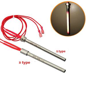 펠렛 스토브 점화기 핫로드 가열 튜브 점화기 10*140/150/170mm M16*1.5 벽난로 그릴 스토브 용 스레드 300/350W 220V