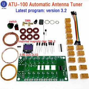 ATU-100 ATU100 1.8-50MHz DIY 키트 자동 안테나 튜너 N7DDC 7x7 펌웨어 프로그래밍/SMT/칩 납땜/+OLED
