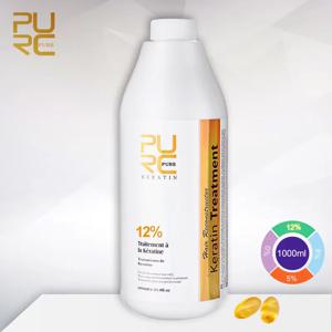 PURC 1000ml 케라틴 헤어 스트레이트닝 스무딩 트리트먼트 곱슬 곱슬 헤어 케어 브라질 케라틴 제품 전문