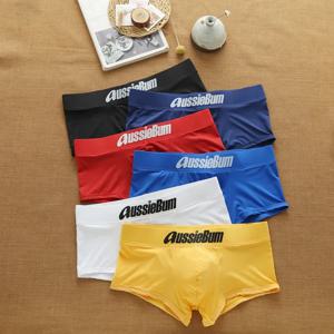 밀크 실크 편안한 스포츠 복서 aussiebum-m218 가방이 포함된 남성 속옷
