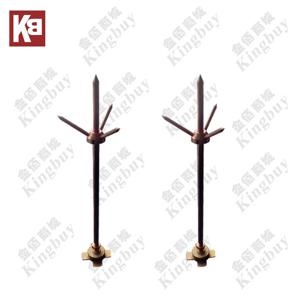 구리 황동 피뢰침, 높은 전도도, 공기 터미널 피뢰침, 긴 수명, 공장 직매