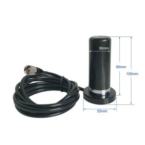 PL259 안테나 듀얼 밴드 VHF UHF 자동차 라디오 안테나 자동차 트럭 햄 라디오 아마추어 라디오 용 마그네틱베이스가있는 모바일 트랜시버