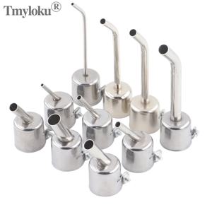 4pcs BGA 850 시리즈 범용 핫 에어 건 노즐 확장 엘보 디 솔더링 스테이션 노즐 BGA 범용 3mm 5mm 6mm 8mm