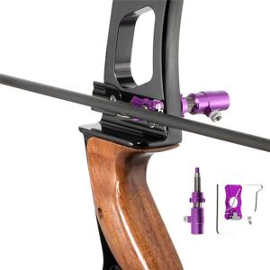 양궁 화살 받침대 세트, 왼쪽 및 오른쪽 손 사격, 마그네틱 알루미늄 합금, 리커브 활, 내구성 사냥 사격 액세서리