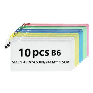 B6 사이즈, 투명 지퍼백, 방수 및 방진, 메쉬 지퍼백, 문서용, 종이, 문서, 화장품