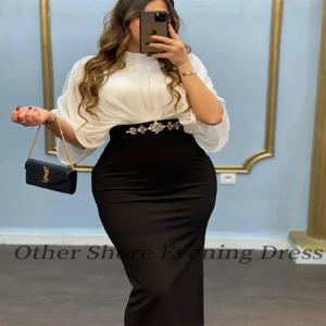 기타 해안 우아한 빈티지 섹시 크리스털 구슬 프릴, 인어 맞춤 정식 행사 무도회 원피스, 이브닝 파티 가운