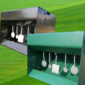 전술 금속 5 스윙 셀프 리셋 Airgun 대상 펠렛 트랩 연습 사냥 슈팅 Airgun Airsoft를위한 조준 상자