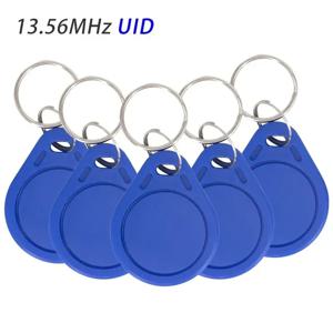 5/10/20PCS 13.56Mhz RFID UID 토큰 복사 Keykobs 변경 가능한 출석 관리 UID 복제 키 체인 태그 Mif 1k S50 쓰기 가능