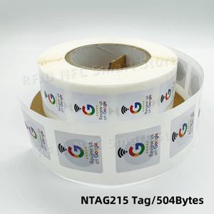 NFC 태그 30mm 방수 Google 리뷰 스티커 504바이트 NFC215 칩 NFC 탭 리뷰 스티커 Google 스티커에서 리뷰