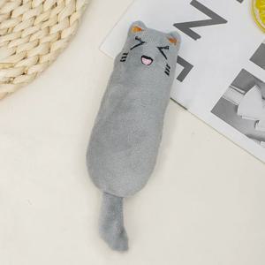 개박하 장난감 귀여운 엄지 봉제 베개, 치아 연삭 물기 방지, 놀리는 이완, 고양이 씹는 장난감, 애완 동물 액세서리