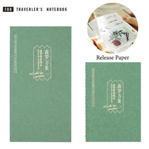 Fromthenon 여행자 노트 내부 페이지 교체 저널 플래너 장식 스티커 보관 노트 액세서리 교체