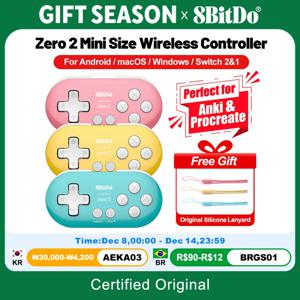 8BitDo 제로 2 미니 사이즈 게임패드 PC 안키 프로크리에이트 macOS 키보드 단축키 스위치 2 안드로이드 윈도우 10 11 스팀 컨트롤러